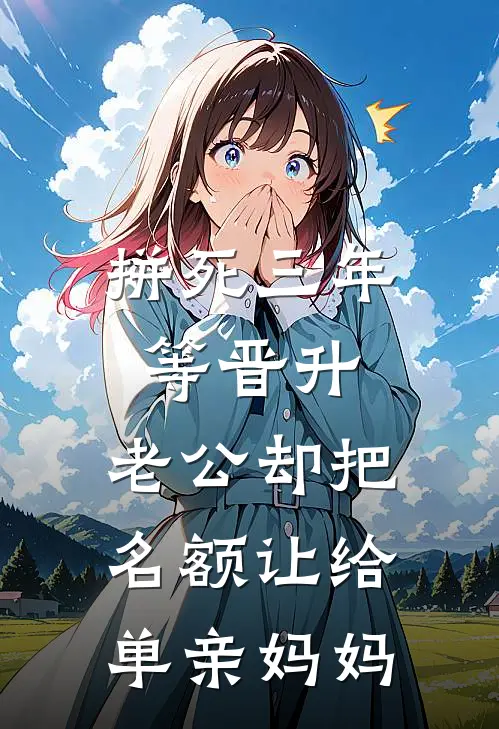 拼死三年等晋升，老公却把名额让给单亲妈妈