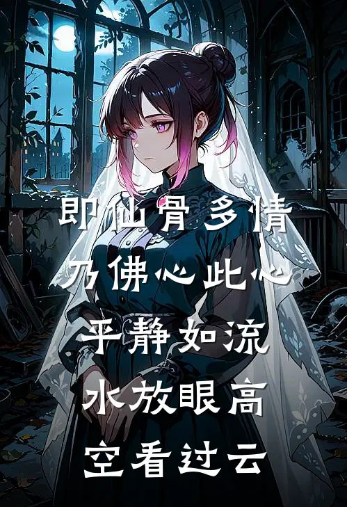 即仙骨 多情乃佛心 此心平静如流水 放眼高空看过云