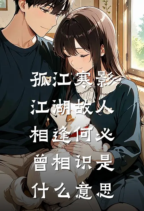 孤江寒影江湖故人,相逢何必曾相识是什么意思