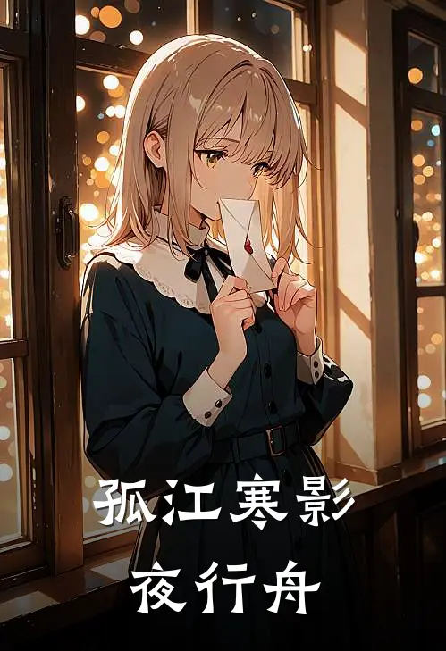 孤江寒影夜行舟